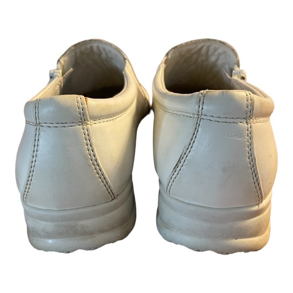 Nurse Shoes Dr. Scholls Women's Size :  7W White Leather Double Air Pillo Zip - Picture 7 of 11